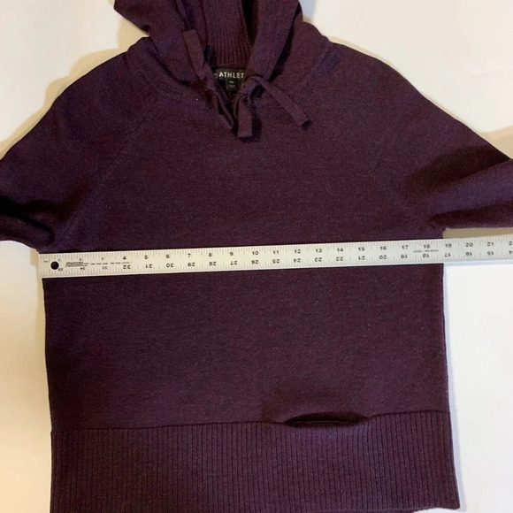 Athleta Women's Verona Auberge 352965-02‎ Merino Wool Blend Hoodie Size XS - Picture 9 of 11